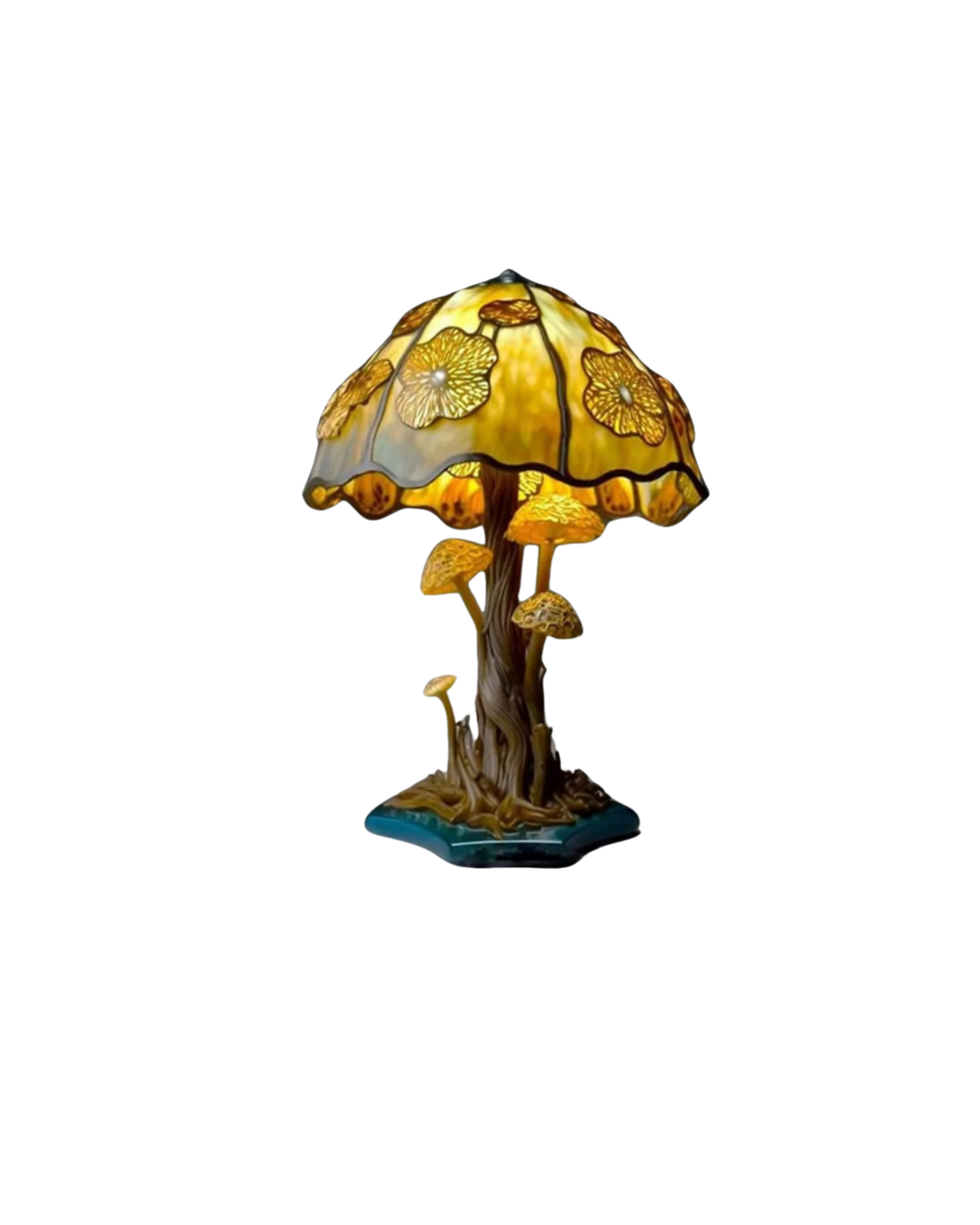 Vintage Mushroom Table Lamp with Whimsical Retro Design