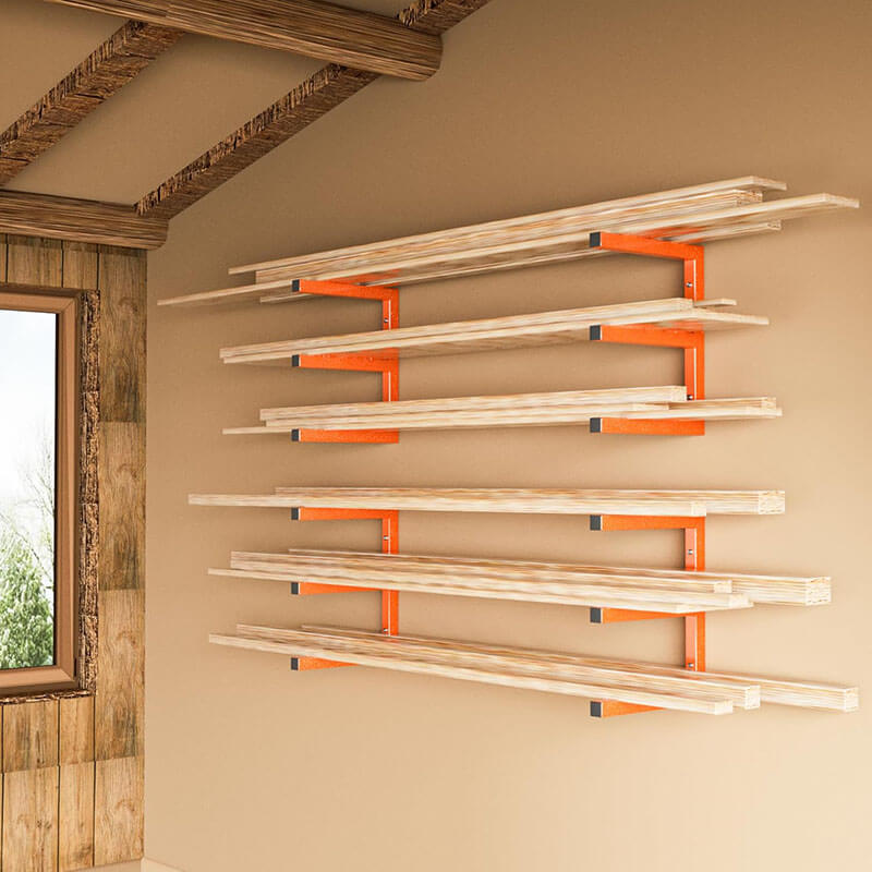 Wall Mounted Storage Rack for Heavy-Duty Organization and Space Saving