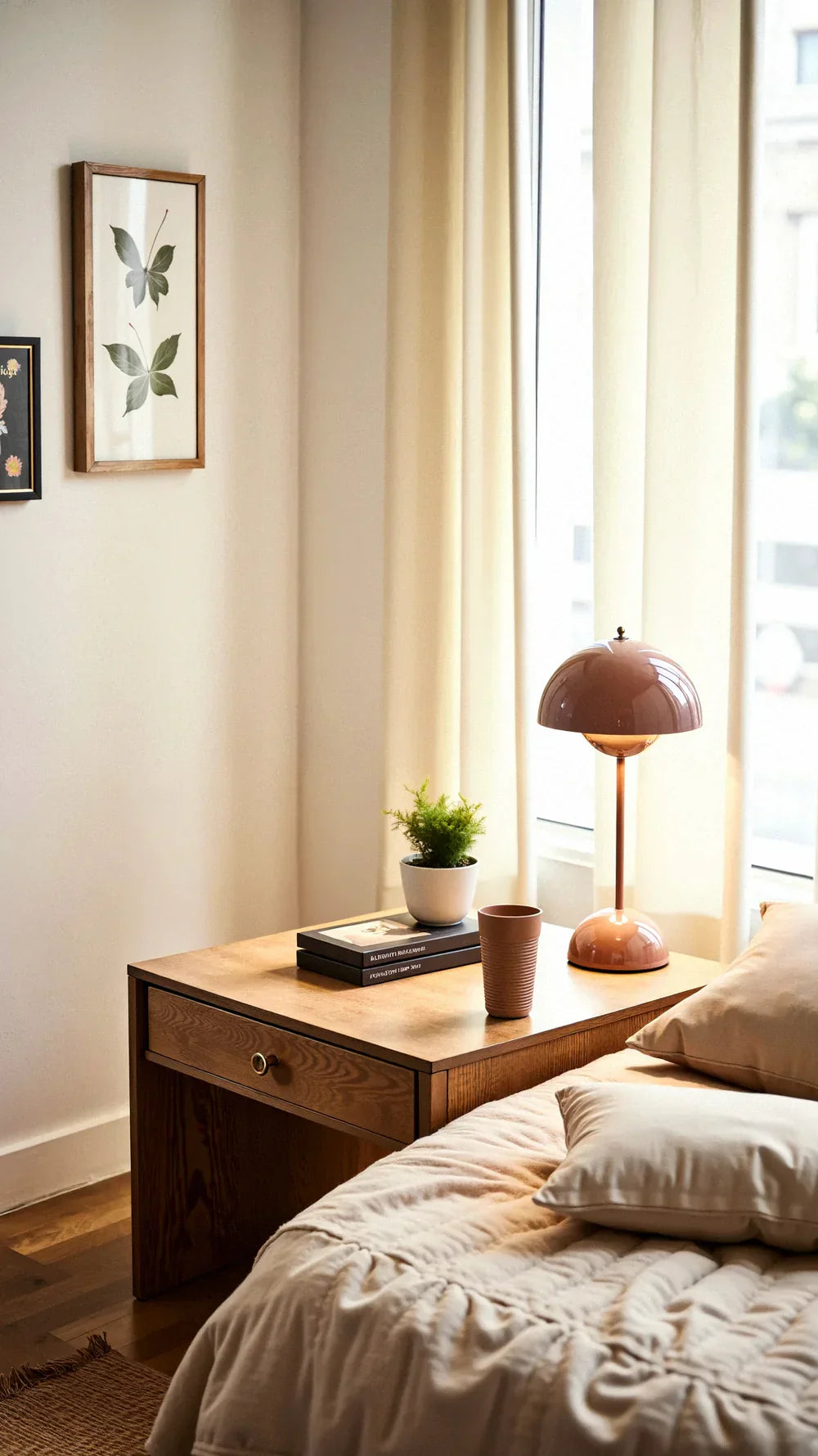 Wireless Modern Table Lamp with Touch Control for Ambient Lighting