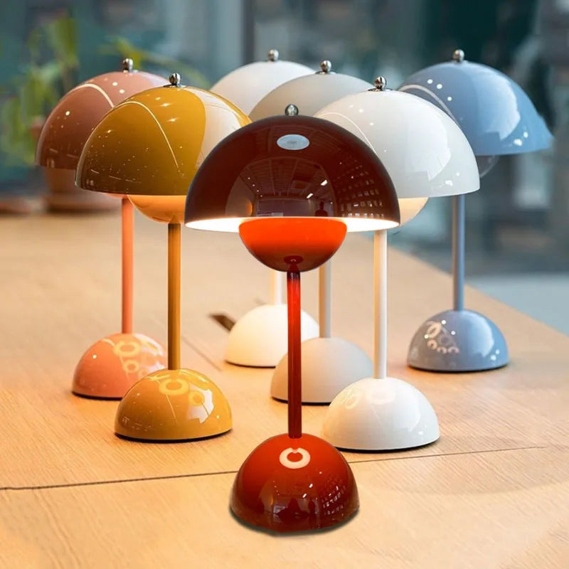 Wireless Modern Table Lamp with Touch Control for Ambient Lighting