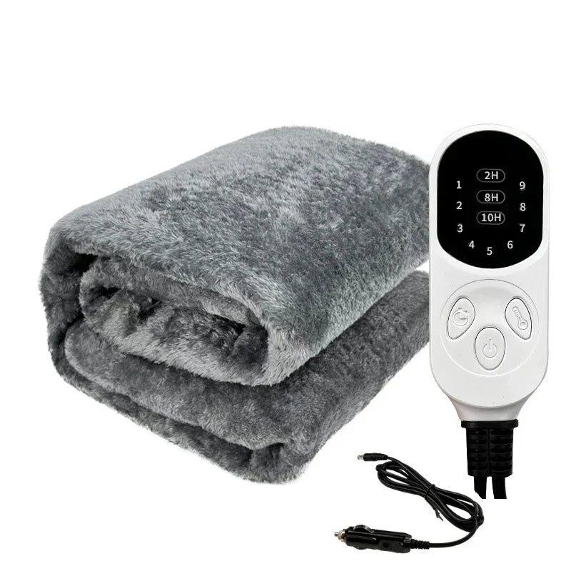 12V Heated Blanket for Car Comfort and Warm Travel