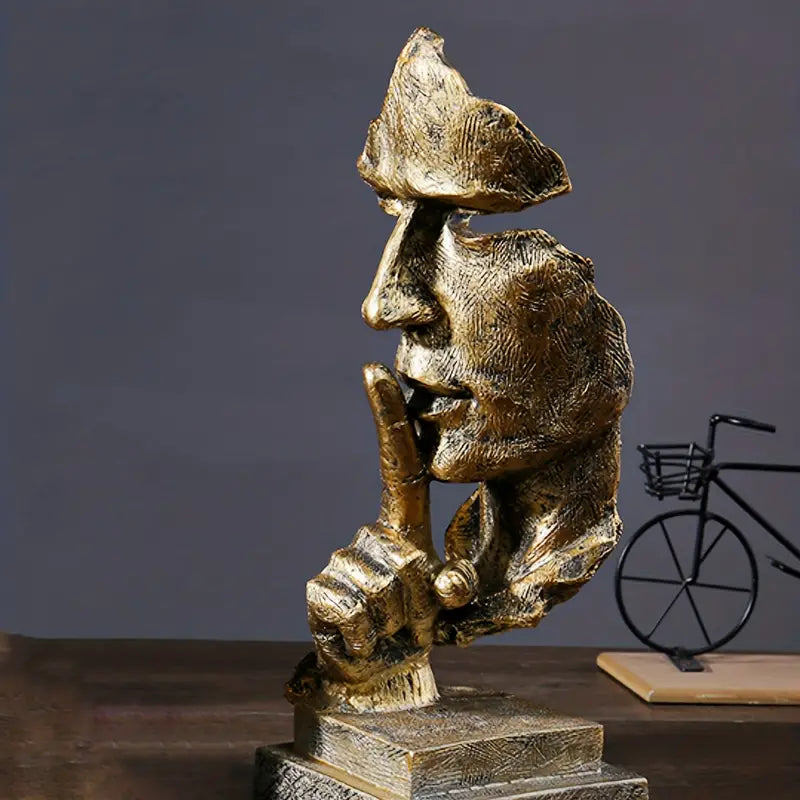 Abstract Face Sculpture for Modern Artistic Interiors