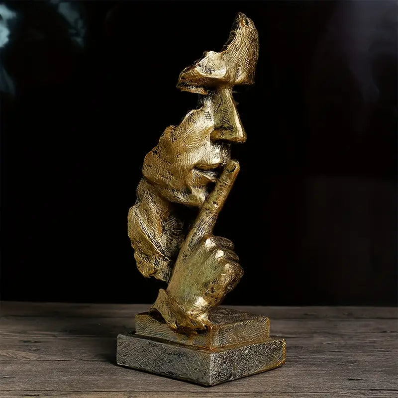 Abstract Face Sculpture for Modern Artistic Interiors