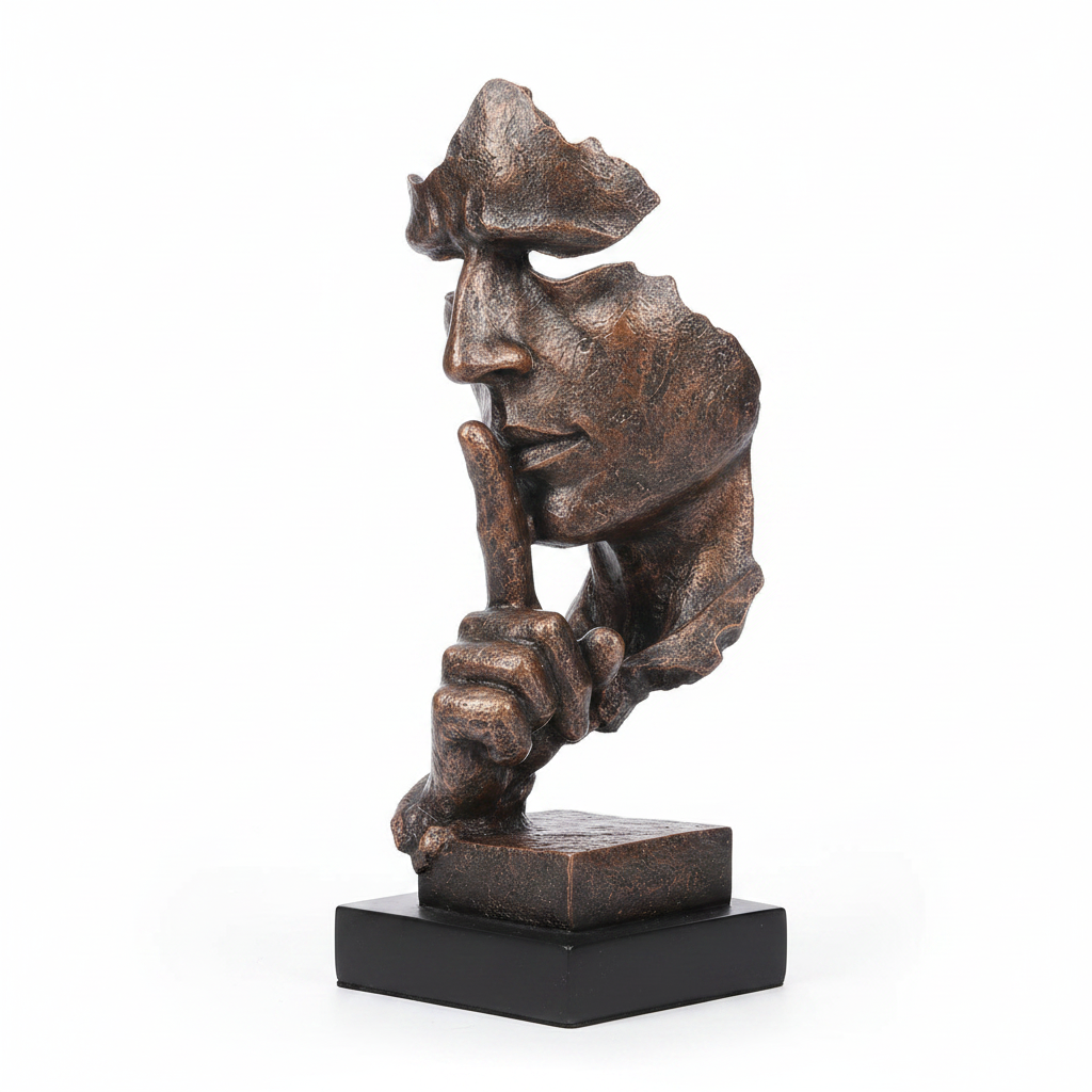 Abstract Face Sculpture for Modern Artistic Interiors