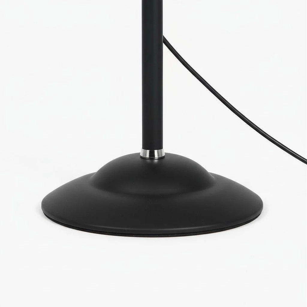Adjustable Industrial Floor Lamp with Swing Arm for Task Lighting
