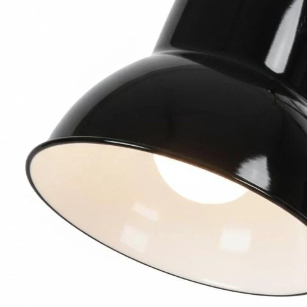 Adjustable Industrial Floor Lamp with Swing Arm for Task Lighting