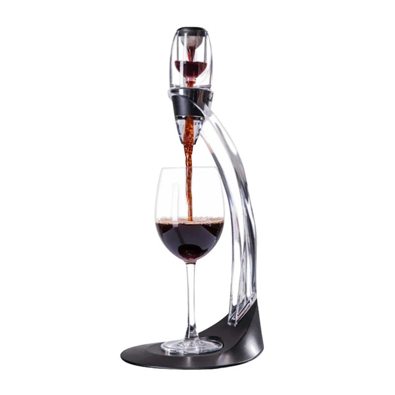 AeroWine Wine Aerator Set with Stand for Enhanced Flavor & Aroma