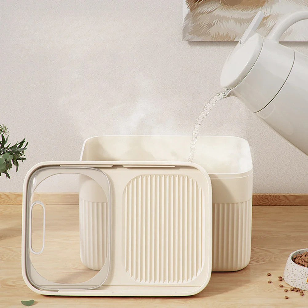 Airtight Pet Food Storage Container for Freshness & Organization