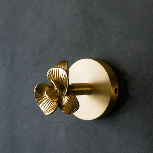 Brass Bird Wall Hook with Decorative Design