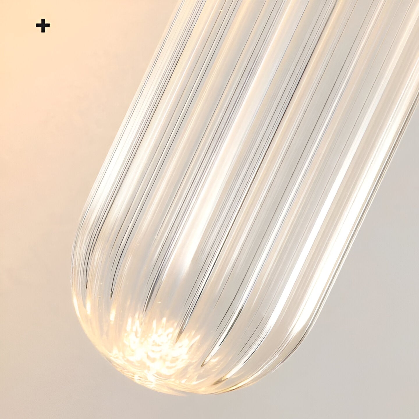 Brass Glass Wall Sconce with LED Light Bar