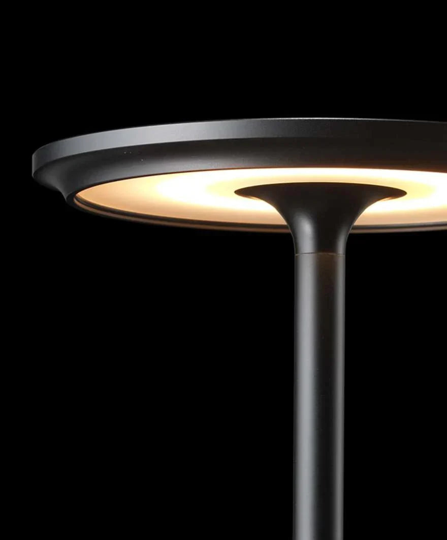 Brass LED Table Lamp with Rechargeable Base