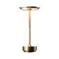 Brass LED Table Lamp with Rechargeable Base