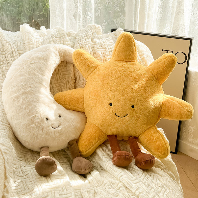 Celestial Moon Plush Accent Cushion