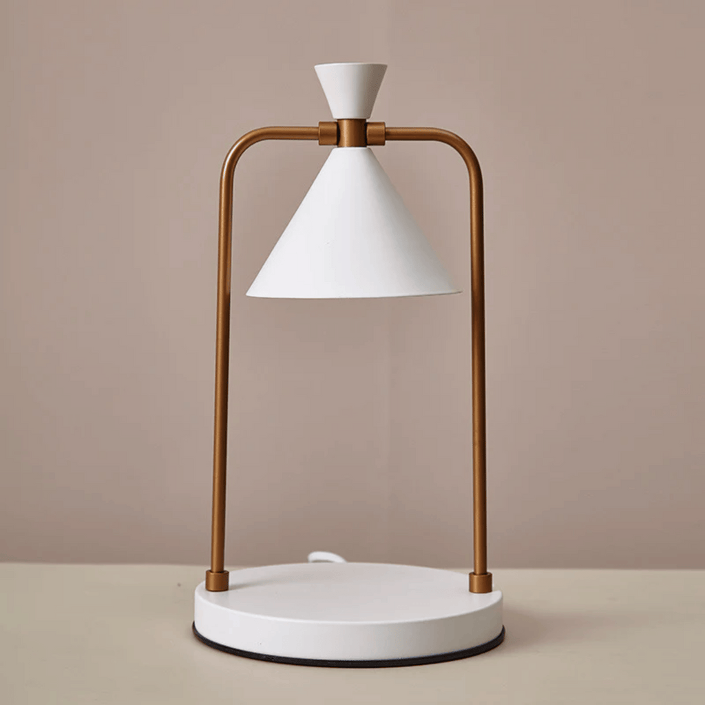 Copper Candle Warmer Lamp with Dimmer Light