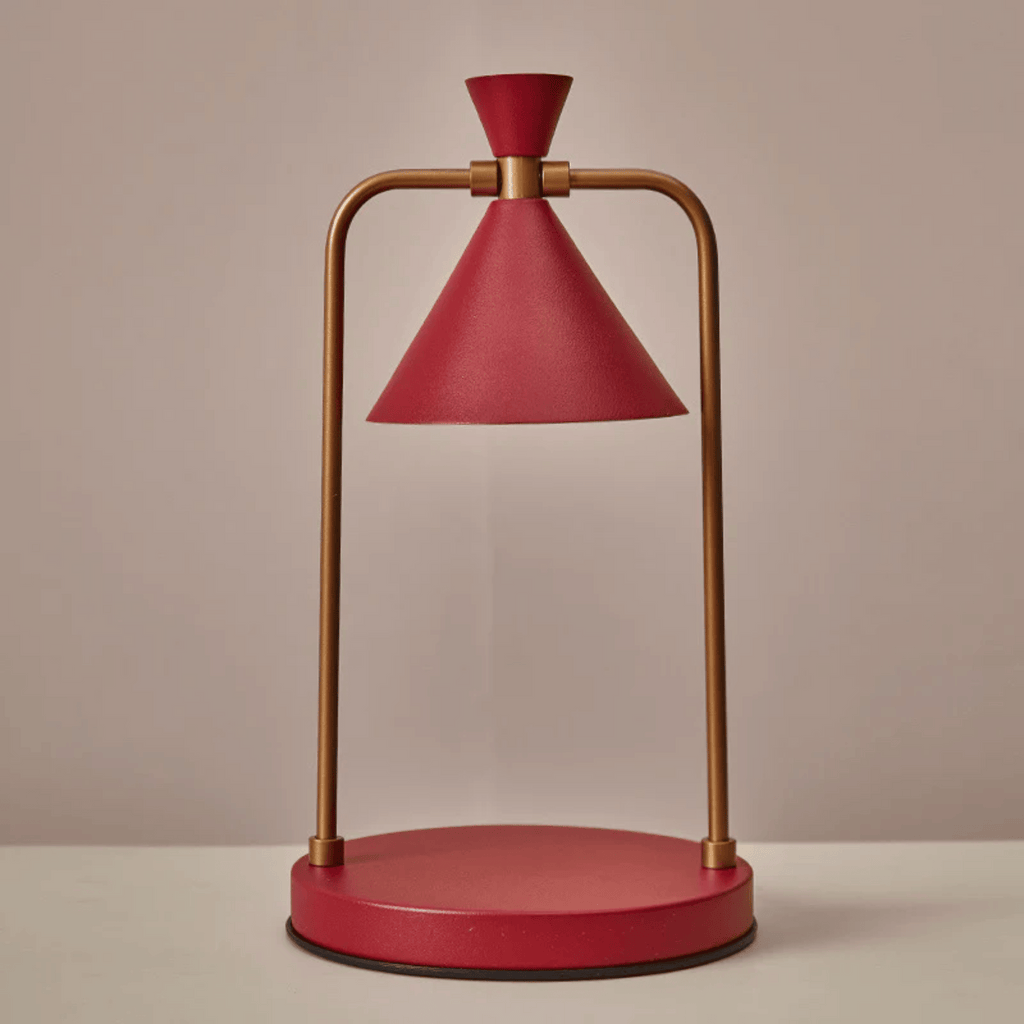 Copper Candle Warmer Lamp with Dimmer Light