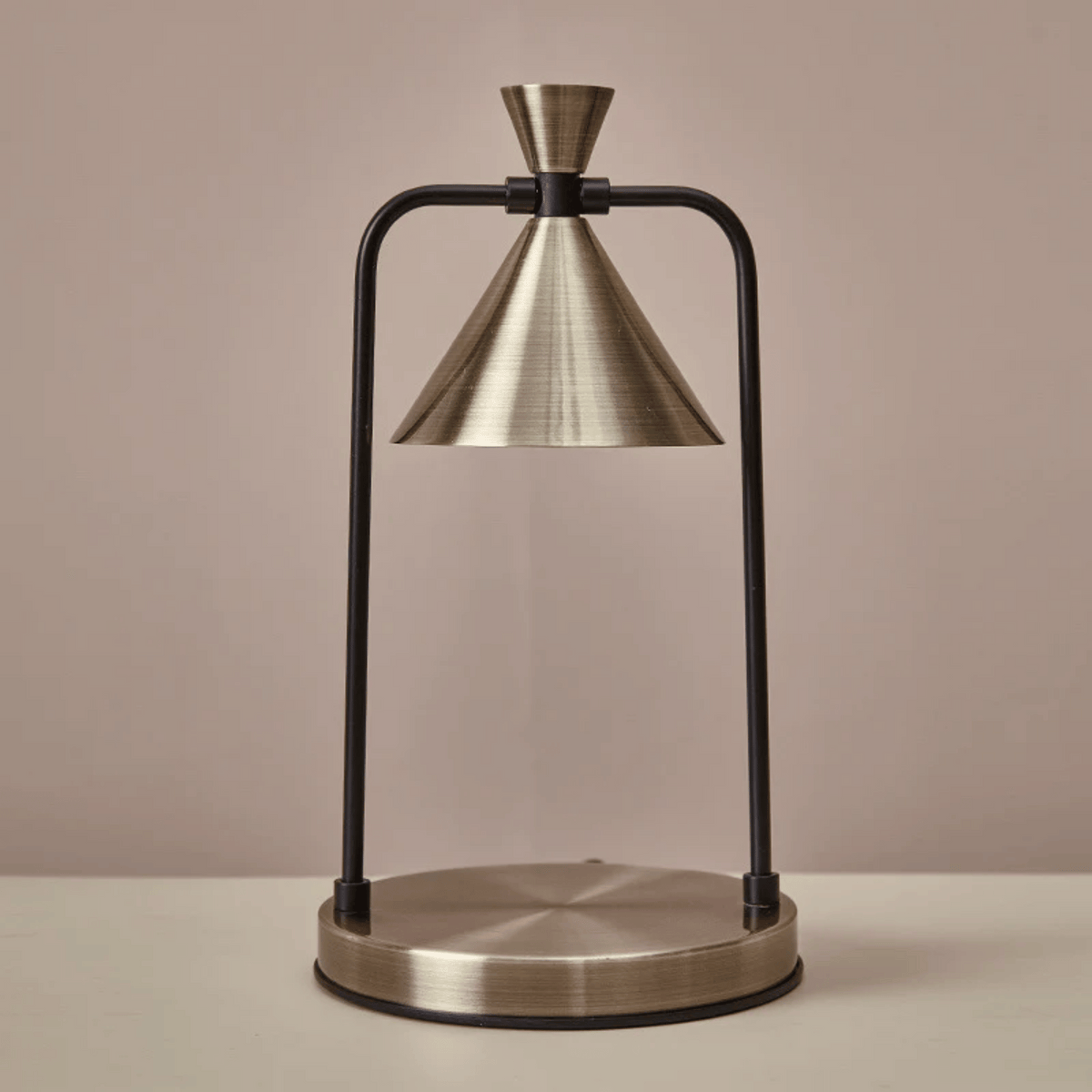Copper Candle Warmer Lamp with Dimmer Light