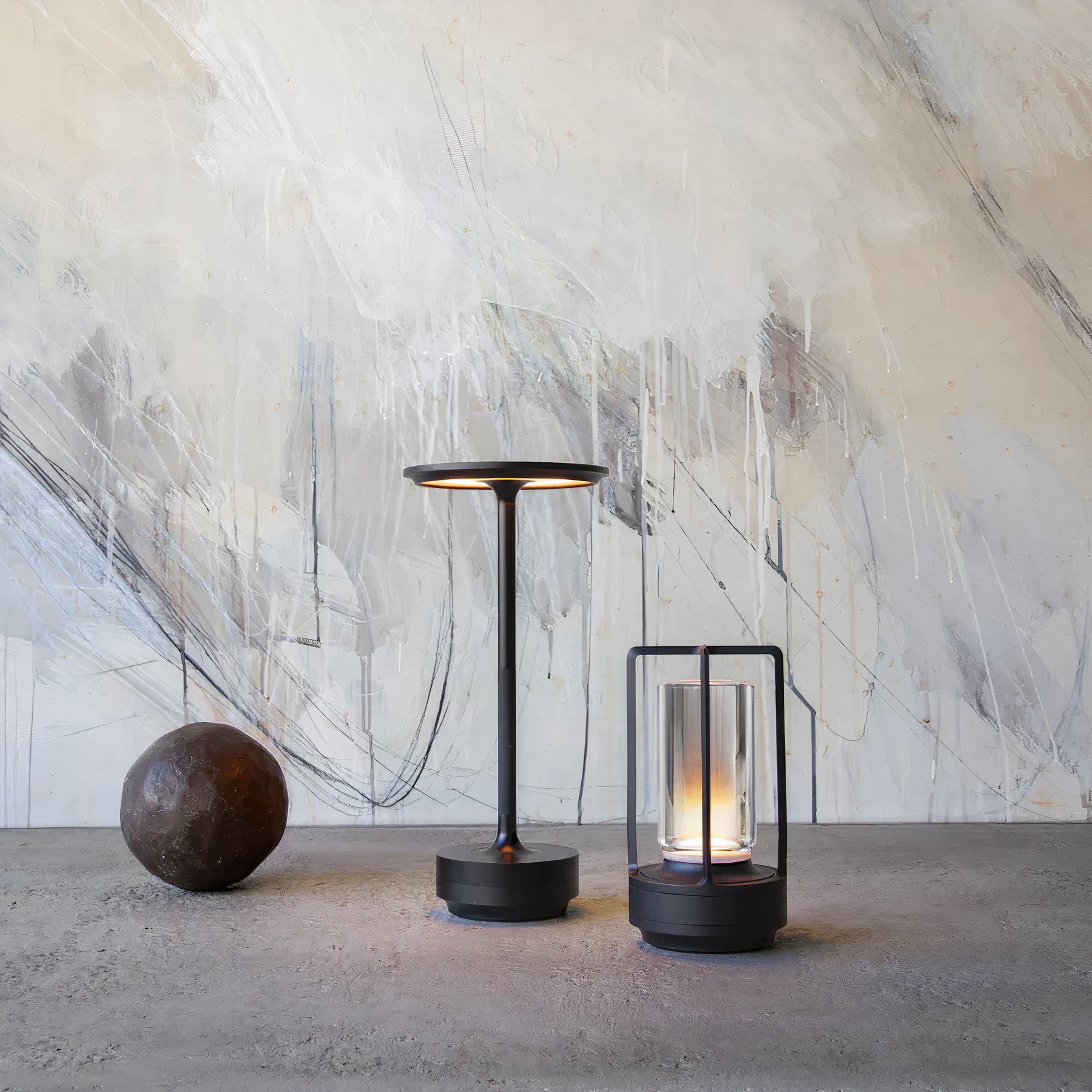 Cordless Table Lamp with Touch Dimming Light