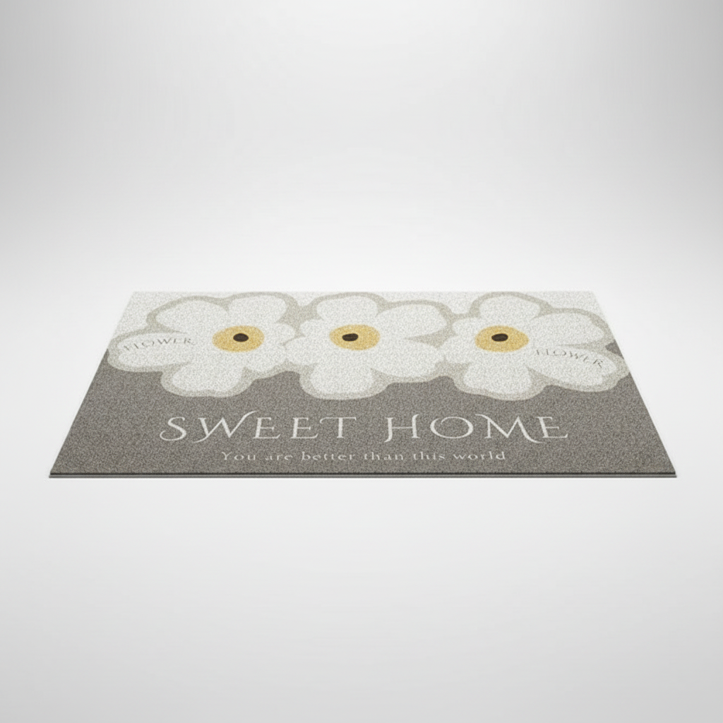 Decorative Door Mat With Non-Slip Backing