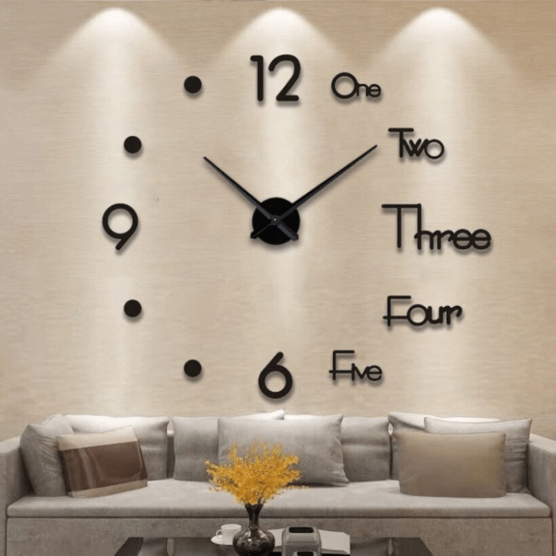 Depth Aura 3D Acrylic Wall Clock