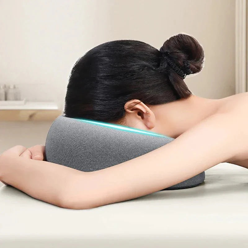 Ergonomic Face Down Pillow with Memory Foam Core