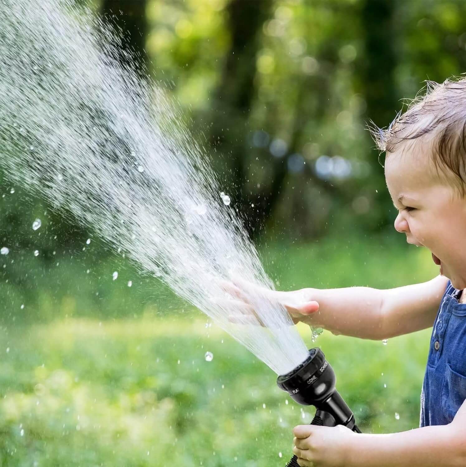 Expandable Garden Hose with Spray Nozzle for Flexible and Efficient Watering