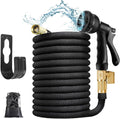 Expandable Garden Hose with Spray Nozzle for Flexible and Efficient Watering