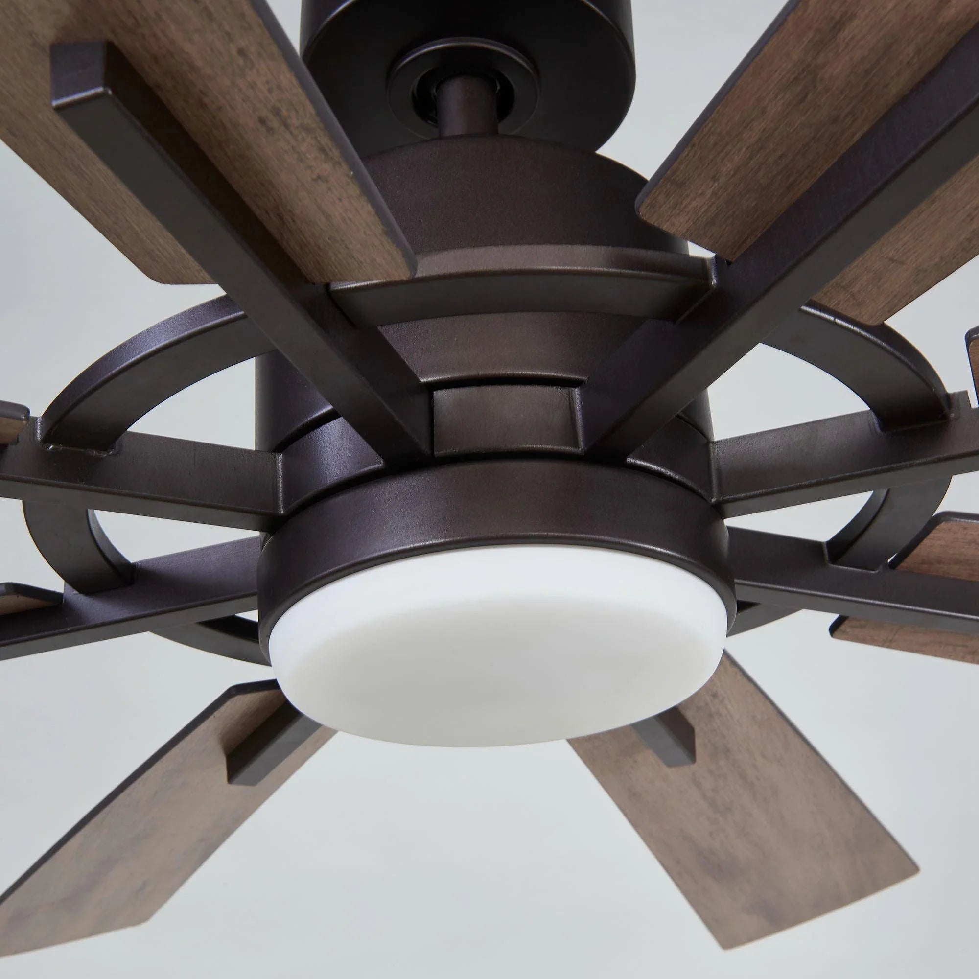 Farmhouse Ceiling Fan with 8 Wood Blades