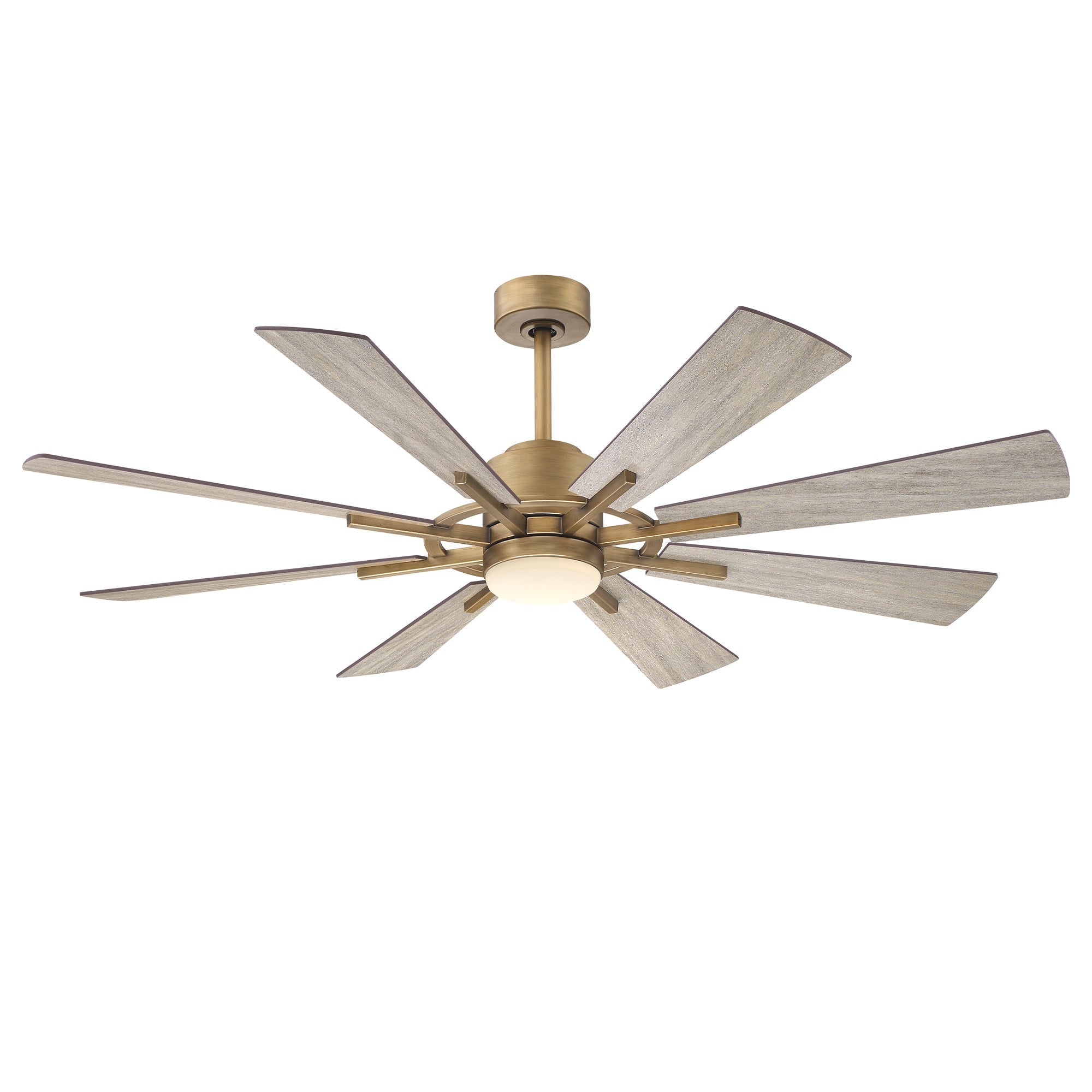Farmhouse Ceiling Fan with 8 Wood Blades