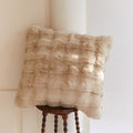 Faux Fur Cushion Cover with Plush Texture