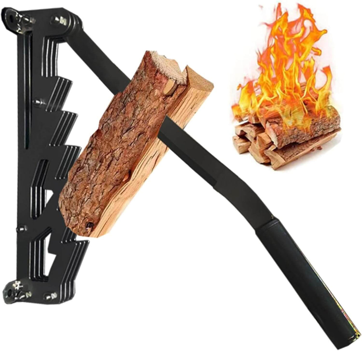 Firewood Kindling Splitter for Safe and Effortless Wood Preparation