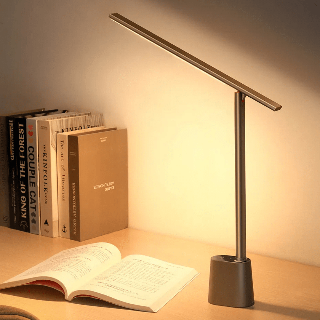 Foldable LED Desk Lamp with Dimmable Light