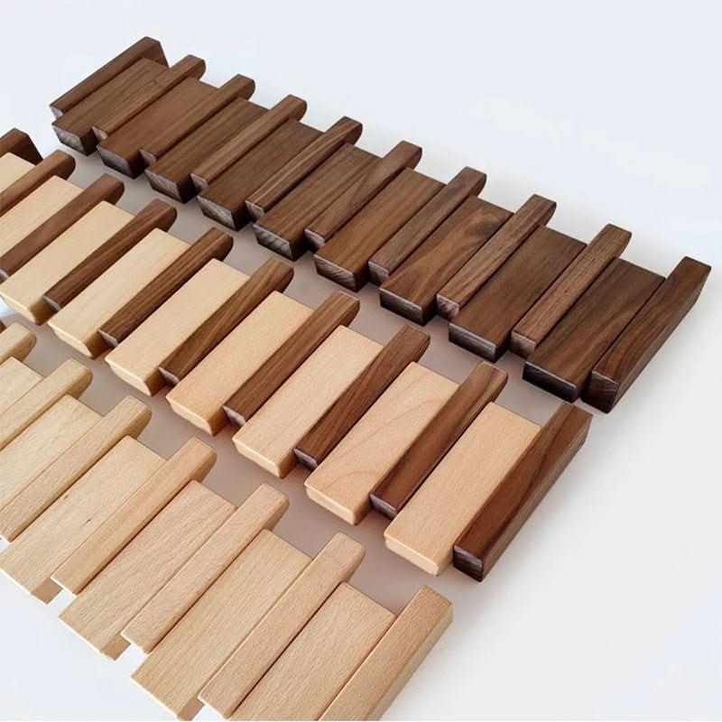 Foldable Wooden Coat Rack for Modern Space-Saving Storage