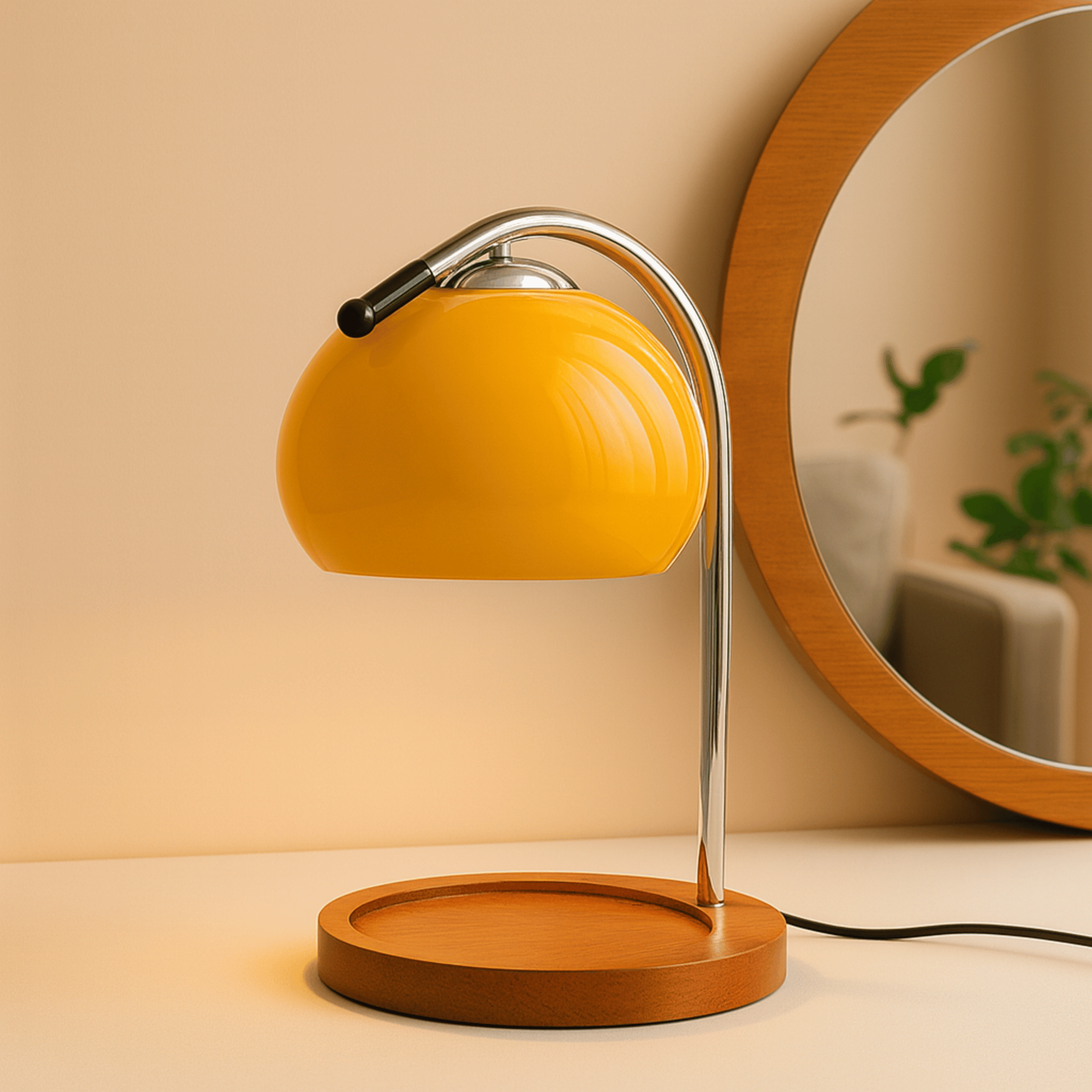 Glass Globe Candle Warmer Lamp with LED Light