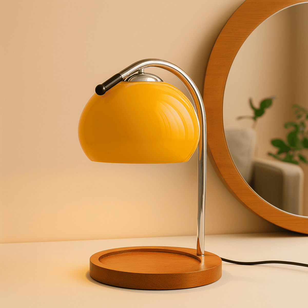 Glass Globe Candle Warmer Lamp with LED Light