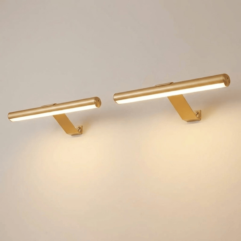 Gold LED Wall Lamp with Slim Picture Design