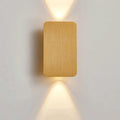Gold Wall Sconce with Up Down LED Light