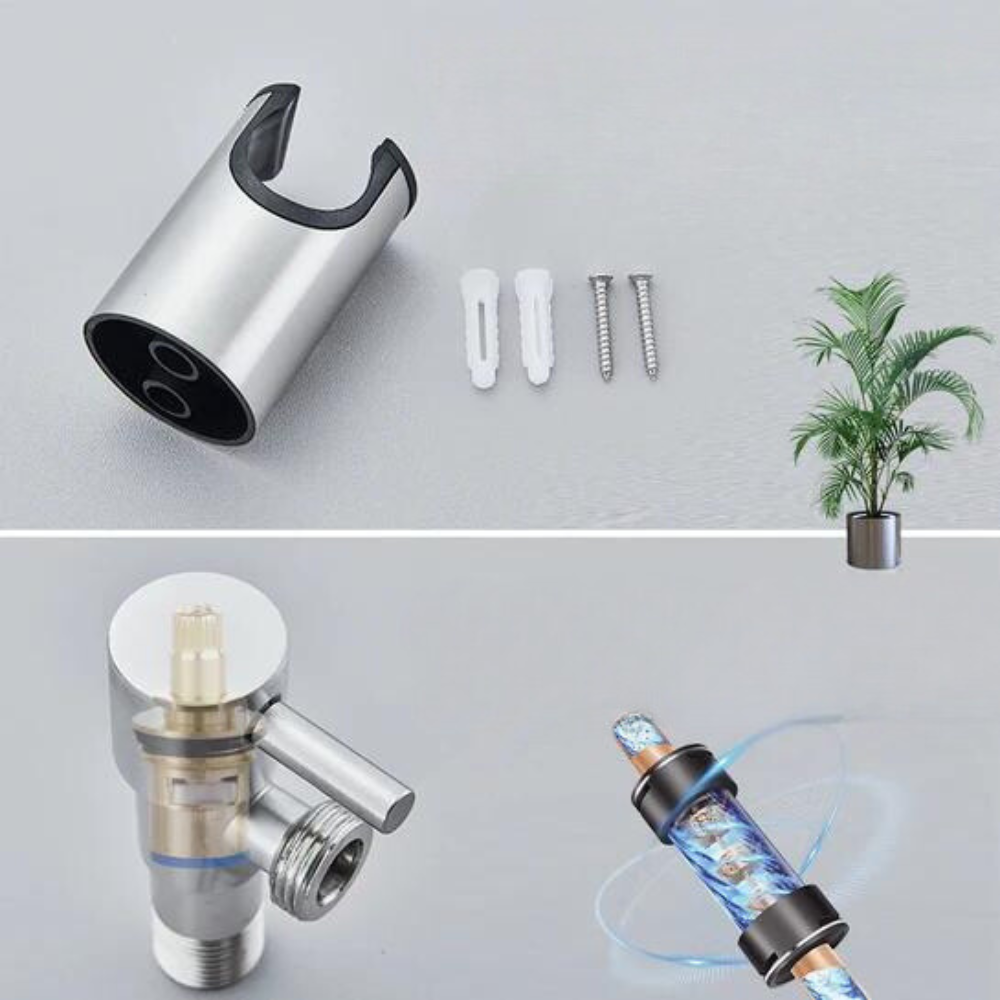 Handheld Bidet Sprayer Set with Hose and Wall Mount