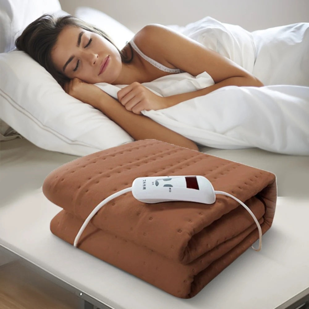HeatControl Electric Blanket 220V with Automatic Heating Control