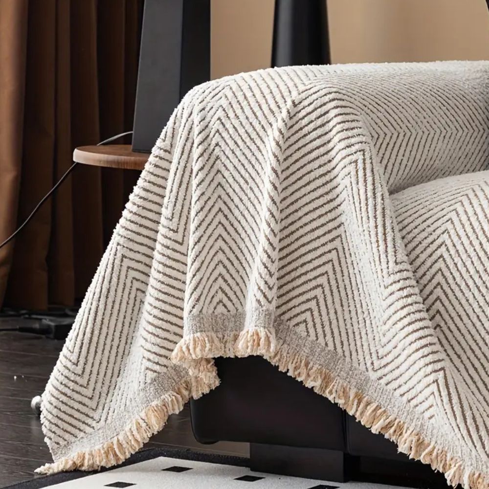Herringbone Luxe Sofa Cover