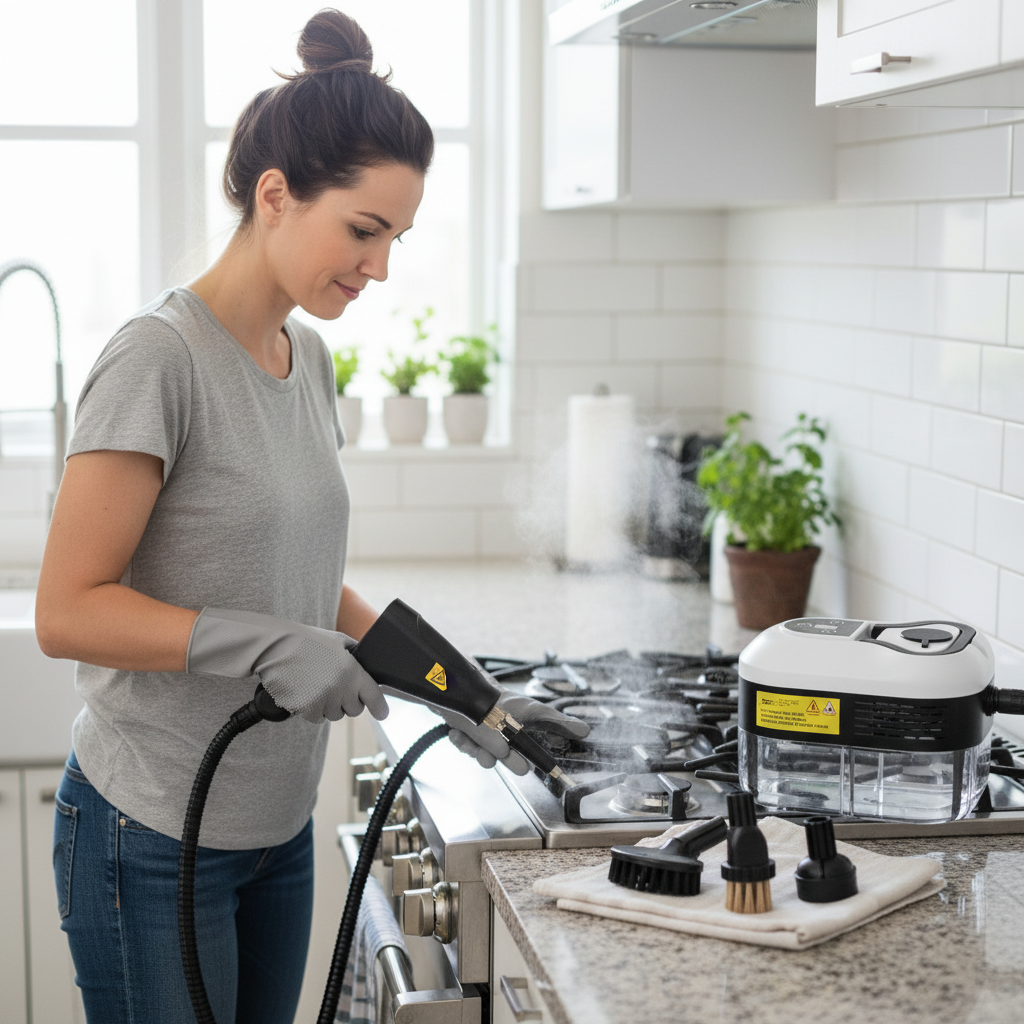 High-Pressure Steam Cleaner for Deep Cleaning and Powerful Sanitizing