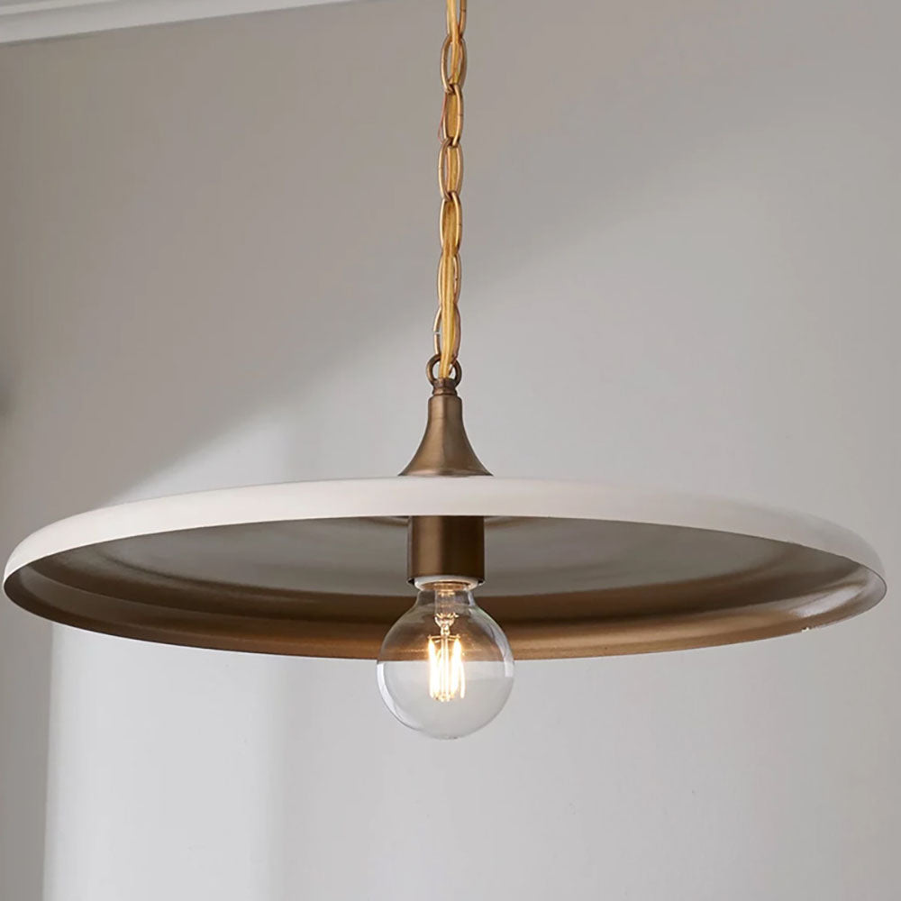 Industrial Pendant Light with Minimalist Metal Shade