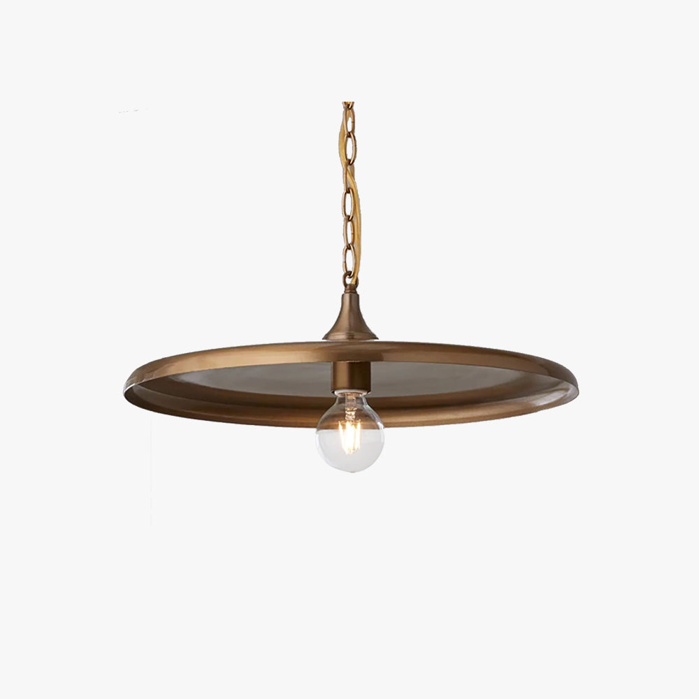 Industrial Pendant Light with Minimalist Metal Shade