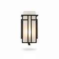 Industrial Wall Sconce with Metal Frame Design