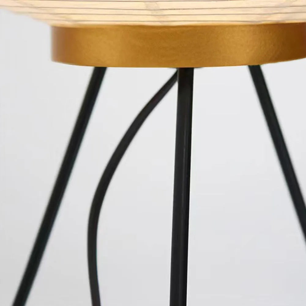 Japanese Rice Paper Floor Lamp with Tripod Base for Soft Ambient Lighting
