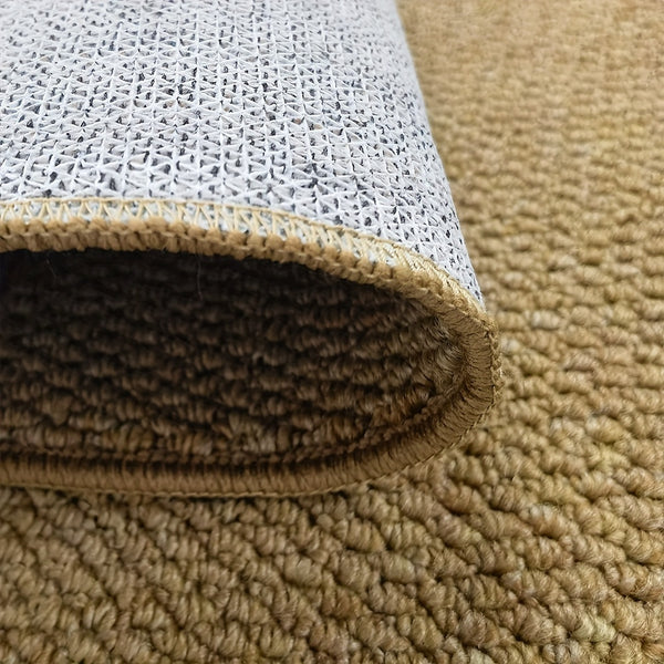 Jute Entry Door Mat with Natural Woven Texture