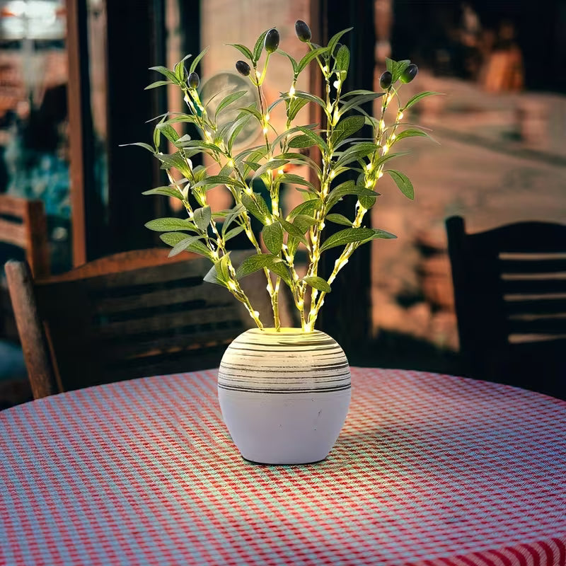 LED Blossom Branch Lights with Warm Ambient Glow
