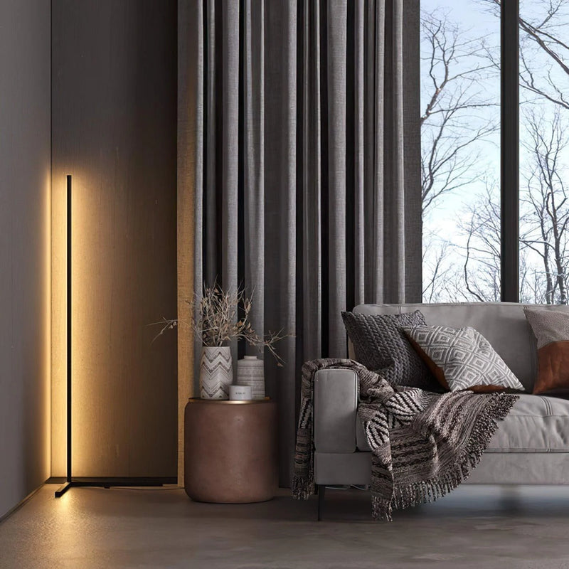 LED Corner Floor Lamp with Ambient Light Strip