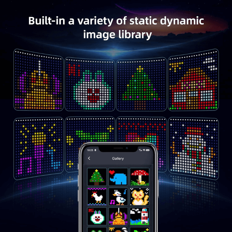 LED Curtain Lights for Customizable Smart Displays and Ambience