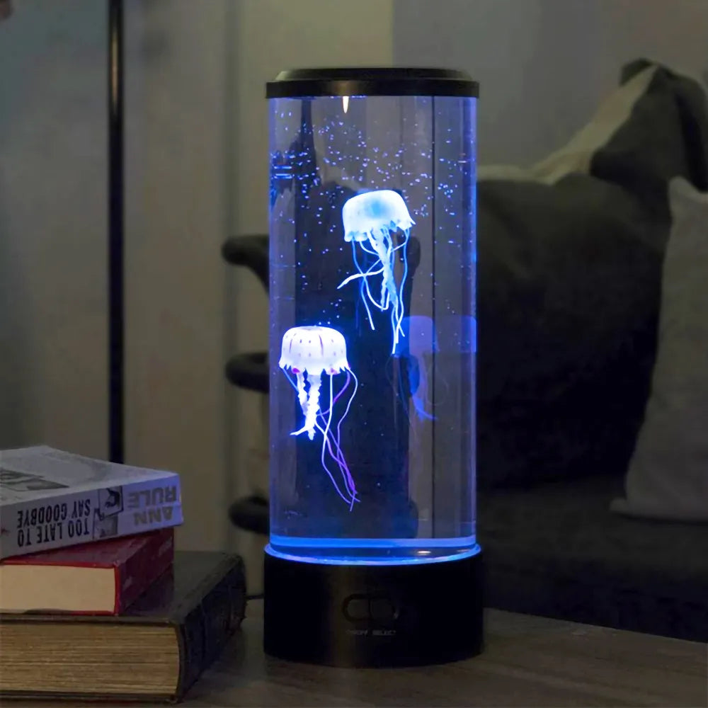 LED Jellyfish Lamp with Color Changing Light