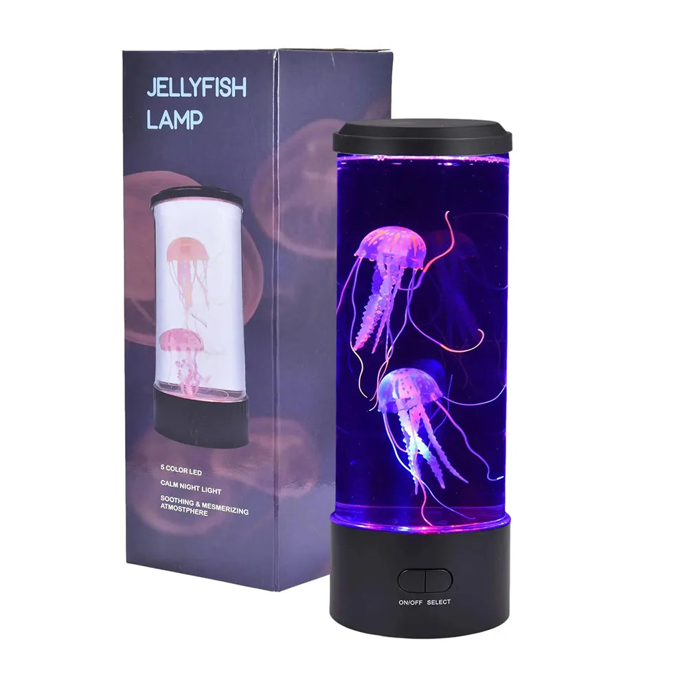LED Jellyfish Lamp with Color Changing Light